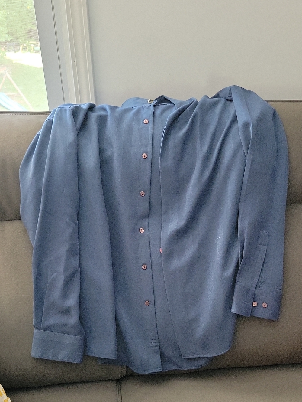 Current/Elliott Men's Long-Sleeve Shirt in Slate Blue
